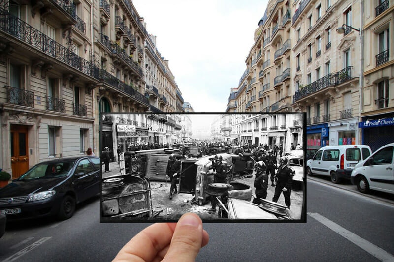 time straddling images from Julien Knez