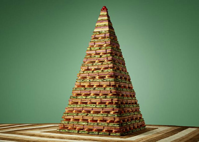 Food organizing photo project -- pyramids unwrapped