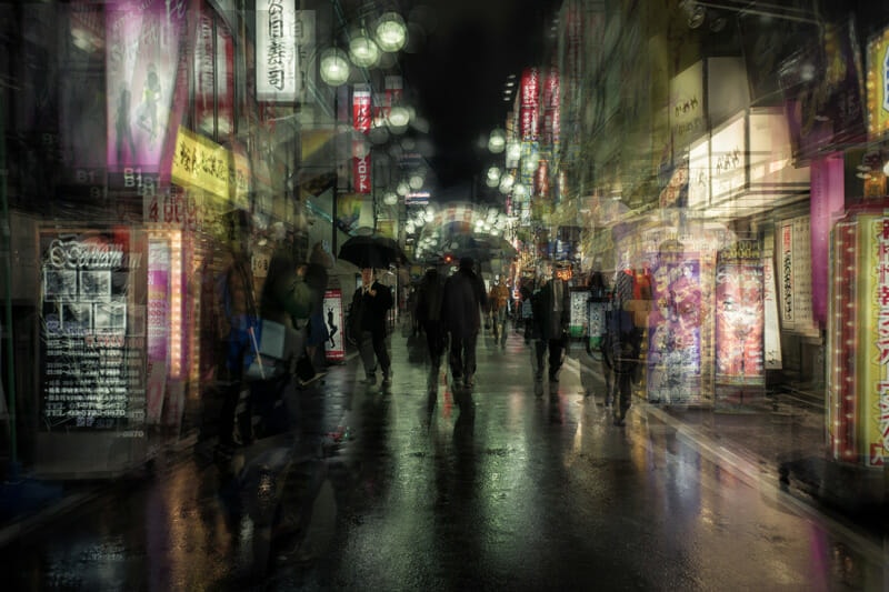 From Riccardo Magherini's time-layering Tokyo series