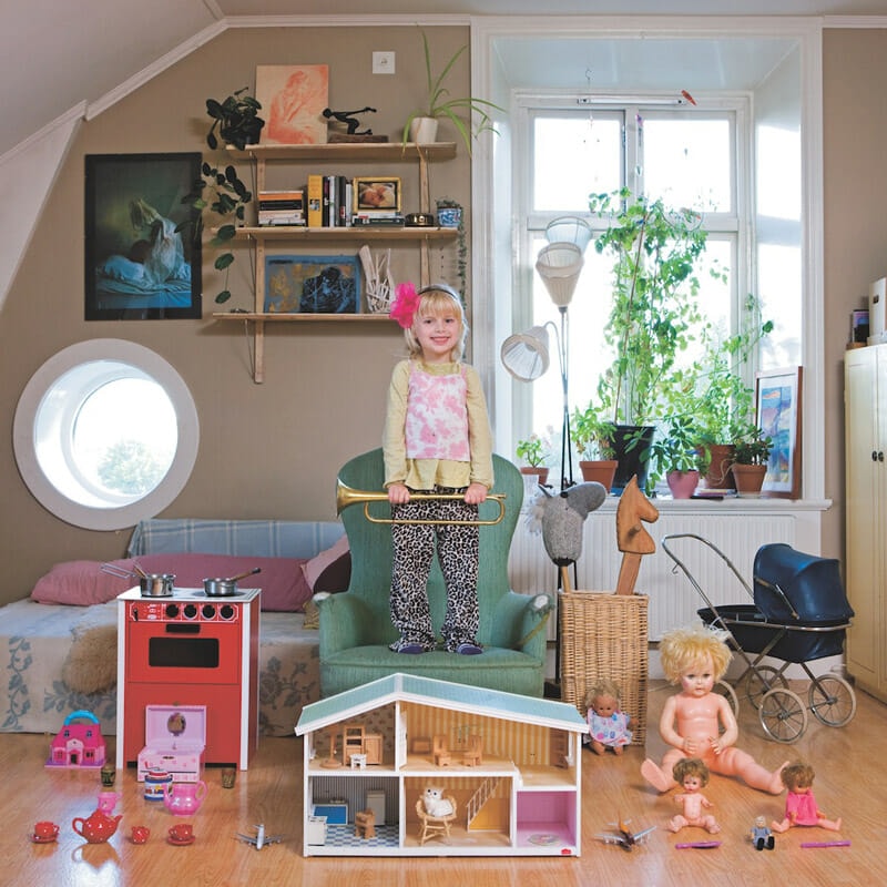 A portrait from Gabriele Galimberti's Toy Stories project -- kids from all over the world photographed with their favorite things.